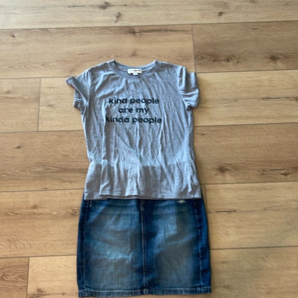 Denim Blue Skirt